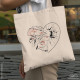 Tote bag "I CHOOSE TO BREAK MY HEART"