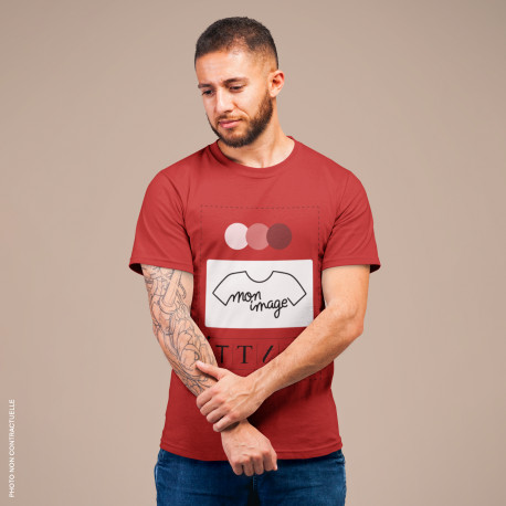 T-Shirt Homme personnalisé - rouge