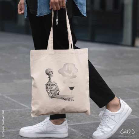 Tote bag DEATH COCKTAIL - Collection Halloween