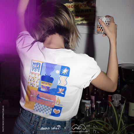 T-shirt BURN THE PATRIARCHY - Collection "BE PROUD" by Clémence Barbiche