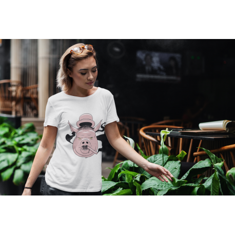 T-shirt Cochon - collection Cosmic Circus